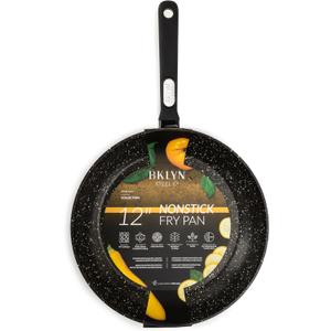 Brooklyn Steel Co. Zodiac Forged Aluminum Nonstick Frypan - 12" - Black & Gold