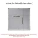 12" x 12" x 6" ABS Plastic Dustproof Waterproof Box IP65 Junction Boxes Project Junction Conduit Box for Electrical Outdoor Enclosure