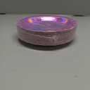 JarThenaAMCS 50Pcs Valentine's Day Iridescent Pink Paper Plates Holographic Hot Pink Disposable Plates 9 Inch Round Dinner Dessert Plates for Disco Bachelorette Birthday Party