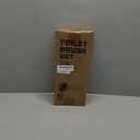 Toilet Brush, 3 Pack Toilet Brush and Holder Set Bathroom Accessories, Toilet Bowl Brush and Holder with 3 Crevice Brush for Bathroom, Toilet Scrubber Brush (White)