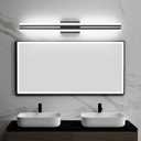 PRESDE Black Vanity Light for Bathroom Lighting Fixtures Over Mirror Modern 40inch LED Bath Wall Lighting Dimmable