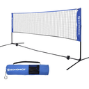 SONGMICS 3m Portable Tennis Badminton Net with Height Adjustable and Transport Bag Blue