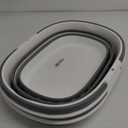 2 Packs Collapsible Laundry Baskets with Handles 7.4 Gallon Heavy Duty Laundry Basket Rectangle Pop Up Silicone Laundry Bucket Small Portable Storage Organizer Collapse Basket Small Room Organization