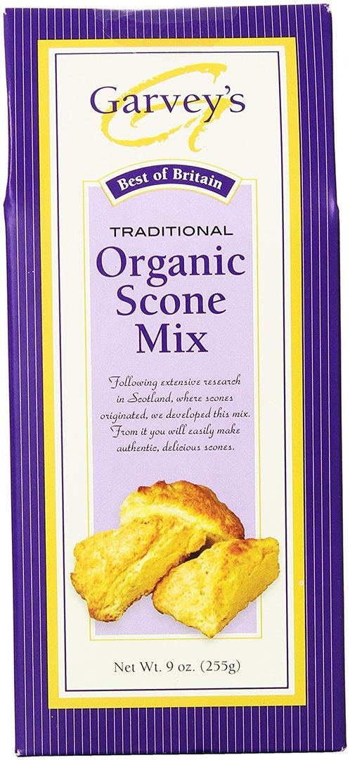 Garvey's Organic Traditional Scone Mix, 9 Ounce (Pack of 6), Best By May 20 2027