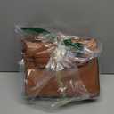 EVVE Women's Top Handle Satchel Bag Vegan Leather Crossbody Handbag with Top Handle and Strap(TN)