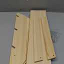 ZYP 4 Tier Wood Cupcake Display Stand,Retail Cookie Display Riser,Rustic Tiered Table Display Stand for Vendors Home Wedding Party,Nature