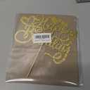 Naicaek Glitter Happy Birthday Cake Topper, Cake Pick for Celebrating Happy Birthday Anniversary Party Supplies, Party Decor Ideas, Perfect Keepsake for your family and friends (Gold)