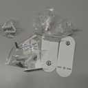 2Pack CaGuan Adhesive Wall Mount Bracket for  Indoor Cam (2nd Gen & 1st Gen), R/ing Pan-Tilt Indoor Cam, Metal Adjustable Mount Bracket with Max Cover Both Sides of House 300, Outdoor Use