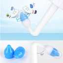 2 x Nasal Wash Bottle, Sinus Rinse Bottle Nose Wash Cleaner 300ml Nasal Wash Bottle Pot Device Nasal Irrigation - Nose Care and Moisturizing for Adult & Kid (1)