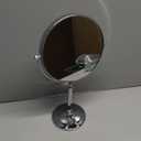 MIYADIVA Magnifying Mirror 20x, Double Sided 1X & 20X Magnifying Mirror on Stand, Large Tabletop Magnified Vanity Mirror, Magnified Mirrors with 360° Rotation for Bathroom or Bedroom,8 Inches