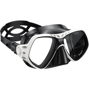 Swim Goggles with Nose Cover, Anti-Fog and Anti-Leak Clear Snorkeling Mask for Adults and Teens, White