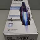 Shark Cyclone PET Handheld Vacuum with 8" Crevice Tool, Hyper Velocity Suction, Navy Blue/Grey, CH701