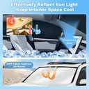 KUST Car Window Shades for 2025 2026 New Tesla Model Y Juniper Accessories with No-Fall Suction Cups Windshield Sun Shade Side Rear Window Covers Sunshade Privacy Protection for Camping Blackout 8PCS