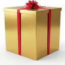 Giant Gift Box 28x28x28in JUMBO Extra Large Gold Cardboard Decorative Box with Lid, Gold Gift Box for Birthday Surprise, Pregnancy Announcement, Gender Reveal, Valentine's Day, Chinese New Year & Other Celebrations