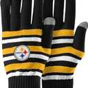 FOCO NFL unisex-adult Nfl Team Logo Adult Stretch Gloves