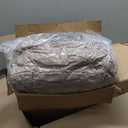 Thickened Waterproof Papasan Rocking Chair Cushion  6.3'' Patio Egg Chair Pad with Ties, Outdoor/Indoor Rattan Hammock Chair Cushion for Porch, Garden, Balcony (Only Cushion) (Beige)