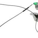 FINDAUTO 741-385 Power Window Regulator for 2005-2010 for Chevrolet Cobalt | For 2006 for Pontiac G4 | Front Right Power Window Regulator With 2 Pins Motor Assembly | 741-385