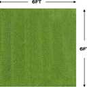 XLX TURF Green Artificial Grass Outdoor Rug 6FT X 6FT, Fake Turf Carpet Flooring Mat for Balcony, Patio, Yard, Pets Dogs Pee Pad Potty Training Use