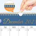 4 x SUNEE 2026 Calendar- 18 Months Wall Calendar Oct. 2025 - Mar. 2027, 14.5"x11.5" Hanging Calendar with Note for Organizing & Planning, 2026 Monthly Calendar with Next Month, Floral