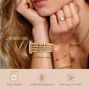 AIRSPO Gold Beaded Bracelets Compatible for Apple Watch Band 38mm 40mm 41mm 42mm 44mm 45mm 46mm Women, Fashion Handmade Dressy iPhone Watch Bands Stainless Steel Beads Elastic Strap for iWatch Series 11 10 9 SE 8 7 6 5 4 3 2 1