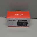 Portable AM/FM Transistor Radio with Loud Speaker, Battery or USB Powered - Compact Emergency Radio for Indoor, Outdoor, Travel & Storms (Model BJL-671) (Gray)