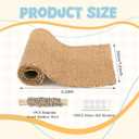 Rabbit Scratch Pad 40x12in, Thickened Sisal Mat with Seagrass Stick - Chew & Claw Care Toy for Pet Cages, Cuttable, Glue-Free
