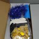 ZJDHPTY 4 Set Blue Gold Balloon Stand Balloon Centerpieces Table Decorations for Birthday Wedding Anniversary Retirement New Years Graduation Decorations Class of 2026