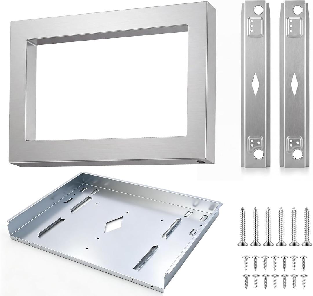 GMTK3068AF 30-inch Stainless Steel Microwave Trim Kit
For 2.2 cu. ft Built in Microwave Oven, Compatible with Frigidaire Gallery Series GMBS3068AF