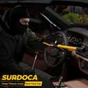 SURDOCA Upgraded Car Steering Wheel Lock Anti-Theft Device, Steering Wheel Locks for Car SUV, Easy Installation, Rubber Protection, Extendable Universal Security Device