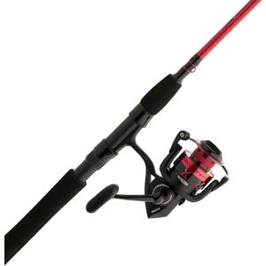 PENN Fierce IV Spinning Reel and Fishing Rod Combo, Black/ Red, 4000 Size Reel - 7' - Medium