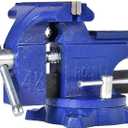 Rolin Vise Bench Vise 4-1/2 Inch With 240 Degree Swivel Base Clamp Tools Home Vises Rotation Base