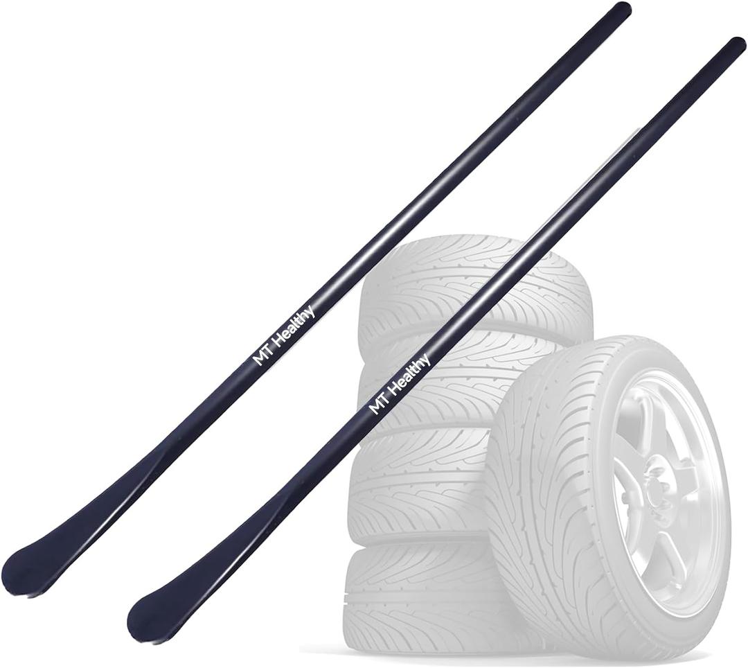2 PCS 33220 Tire Spoons for Changing Tires, 30'' Tire Bars for Semi Tires，Tire Bar Mounting and Demount Used for Truck, Off-Road Vehicle, Bus, Tractor