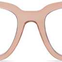 AMOMOMA Retro Square Blue Light Blocking Reading Glasses for Women Vintage Computer Prescription Readers AM6033 (C2 Transparent Brown+c3 Grey Tortoise)