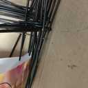 Decorative Black Garden Border Fence 18inX50ft Metal Wire Edging Flower Bed Folding Fences Panel Outdoor Garden Fencing Patio Edge Landscape for Yard