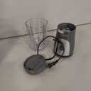 Mueller Smoothie Blender for Smoothies - Personal Blender for Shakes, Frozen Drinks, Baby Food & More, 15oz Travel Cup and Lid, Durable Stainless Steel Blades for Powerful Blending Performance (Light Grey)