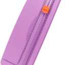ZEQUAN Small Purple A4 Paper Trimmer, Portable Paper Cutter for Label, Origami, Card, Photo, Coupon, Scrapbook, Cardstock, Laminated Paper, and Craft Project