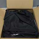 3 Pack Outdoor Patio Furniture Cushion Replacement Covers, Waterproof Loveseat Cushion Covers - 36182,18182, for 4-Seater Wicker Rattan Patio Conversation Set Loveseat Couch Furniture, Cover Only (Black)