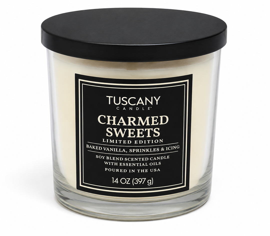Tuscany Candle Charmed Sweetsimited Addition Baked Vanilla, Sprinkles & Icing