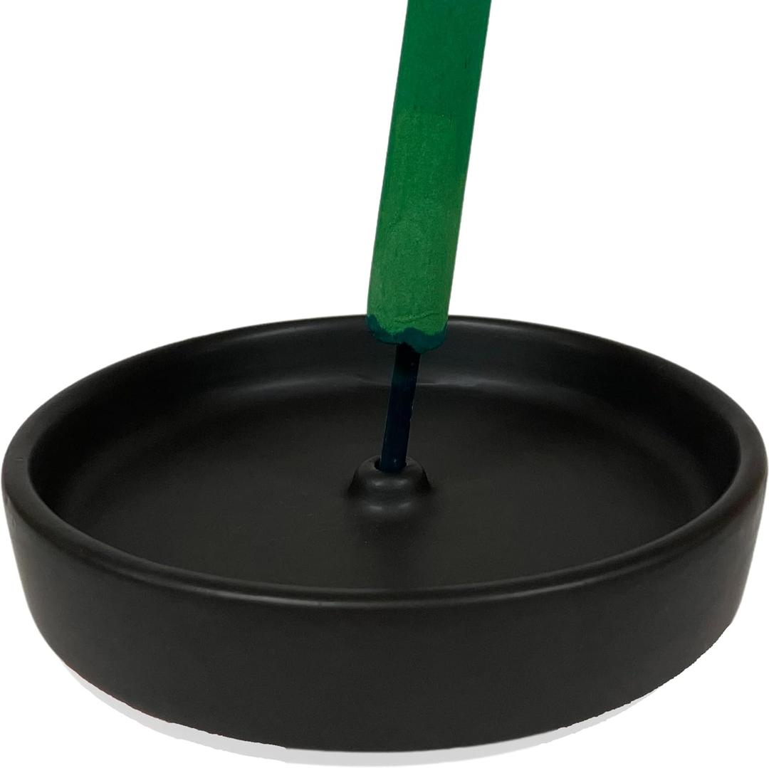 W4W Mosquito Stick Holder Ceramic Holder for Incense & Mosquito Sticks for Outdoor & Indoor use, Pool Side, Patio, Deck, Camping, Hiking