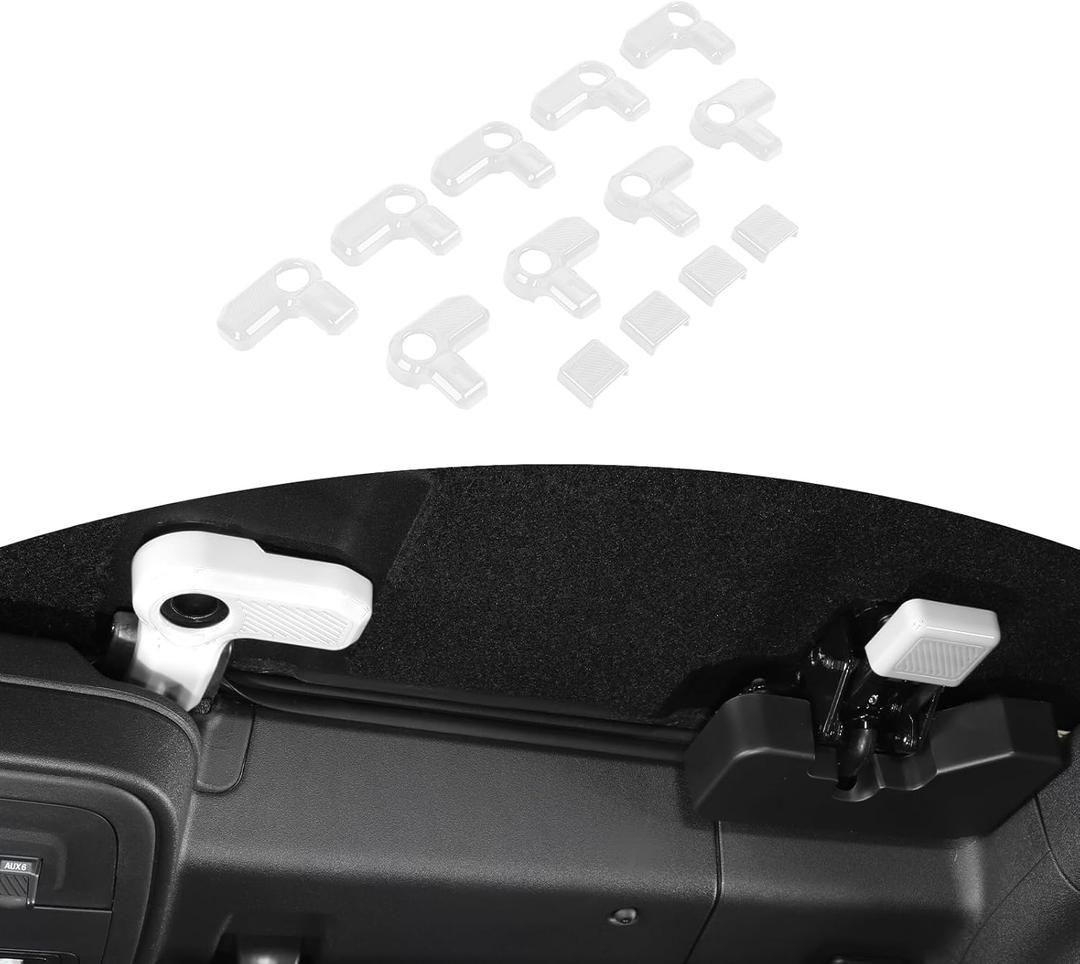 for Bronco Hardtop Roof Removal Switch Handle Trim Cover Fit for Ford Bronco 2021-Present 4DR White Interior Accessories