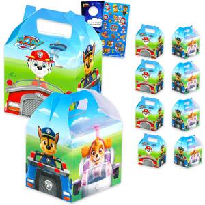 Paw Patrol Treat Boxes Set for Celebrations - Bundle of 8 Favor Boxes for Birthdays, Prizes, Plus Stickers, More | Paw Patrol Party Favors for Boys, Girls Paw Patrol Treat Boxes Set for Celebrations - Bundle of 8 Favor Boxes for Birthdays, Prizes, Plus Stickers, More | Paw Patrol Party Favors for Boys, Girls