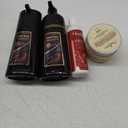 Dark Brown Hair Dye Shampoo. SheaMoisture 100% Pure Jamaican Black Castor Oil Leave In Conditioner. Ouidad Advanced Climate Control Heat & Humidity Stronger Hold Gel.