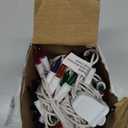 PREXTEX Multicolor String Lights (20 Feet, 100 Count) with White Cord - Indoor and Outdoor Colorful Twinkle Lights for Holiday Decor