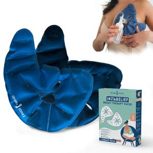 Breast Heating Pad & Cooling Gel Packs (x2) | Ice & Heat Therapy for Breastfeeding, Post Surgery Recovery, Mastectomy, Augmentation, Reduction | Hot & Cold Breast Heating Pad & Cooling Gel Packs (x2) | Ice & Heat Therapy for Breastfeeding, Post Surgery Recovery, Mastectomy, Augmentation, Reduction | Hot & Cold