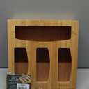 Ziplock Bag Organizer for Kitchen Plastic Bag Storage, Premium Bamboo Organizer, Food Storage Bag Holders for Gallon, Quart, Sandwich and Snack Variety Size Bag