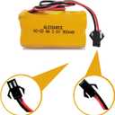 3.6V 900mAh Ni-Cd Exit Sign Emergency Light Battery Compatible for Lithonia ELB-B001 Lithonia EU2 LED Interstate ANIC1566 Unitech 0253799 Exit Light/Fire Exit Sign (4 Pack)