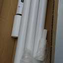 ZOCONE Tension Curtain Rod 51-168In(4-14Ft),No Drill Curtain Rods for Window Outdoor Patio,Adjustable Shower Curtain Rod for Bathroom Renter Friendly,Heavy Duty Extra Long Tension Rod Never Rust,White
