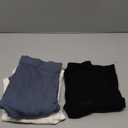 3 Pieces Womens Tank Tops Cute Sexy Going Out Ribbed Summer Tops Black White Crop Tops for Women (Large)