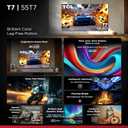 TCL 55 Inch Class T7 Series | 4K QLED HDR | 55T7, 2025 Model | 120HZ Refresh Rate High Brightness Smart Google TV Dolby Atmos Audio | Voice Remote Alexa Gaming Streaming Television, 55-inch 144hz