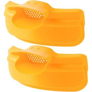 2Pcs Spill-Proof Pot Edge Pour Funnels Flexible Silicone Soup Strainers for Round Pots and Bowls Heat-Resistant Kitchen Gadgets for Easy Soup and Oil Pouring